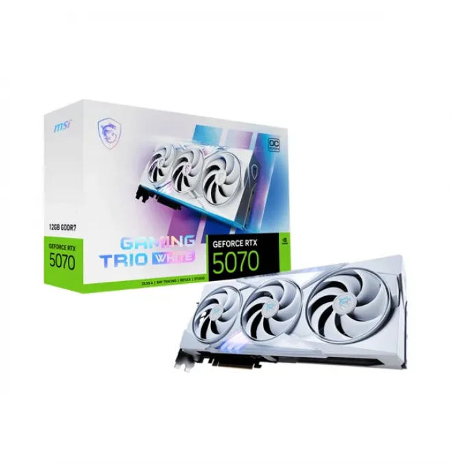MSI GeForce RTX™ 5070 12GB GAMING TRIO OC WHITE