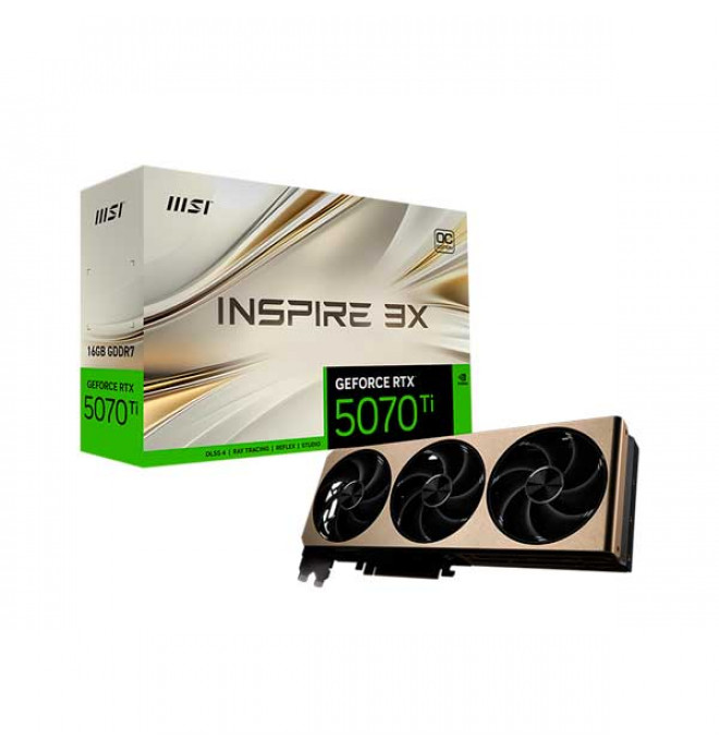 MSI GeForce RTX™ 5070 Ti 16G INSPIRE 3X OC PLUS