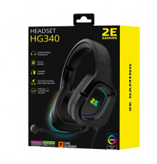 2E HG340 7.1 Gaming Headset Black 2E-HG340BK-7.1