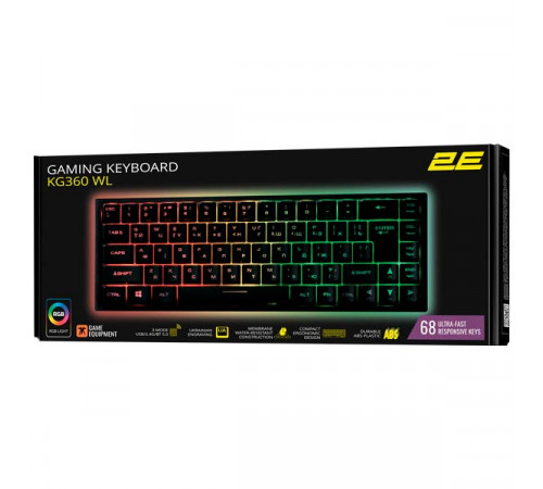 2E KG360 RGB Wireless Gaming Keyboard