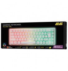 2E KG360 White RGB Wireless Gaming Keyboard