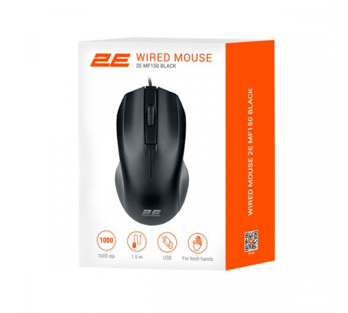 2E MF150 USB Black Mouse 2E-MF150UB