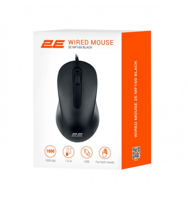 2E MF160 USB Black Mouse 2E-MF160UB