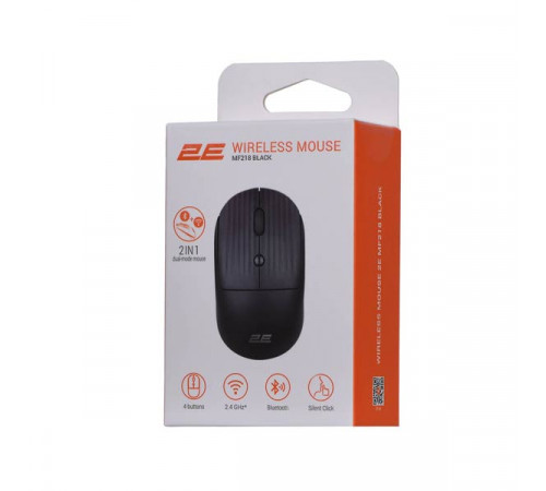 2E MF218 Silent WL Black 2E-MF218WBK