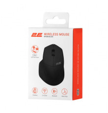 2E MF280 Silent Wireless Black Mouse