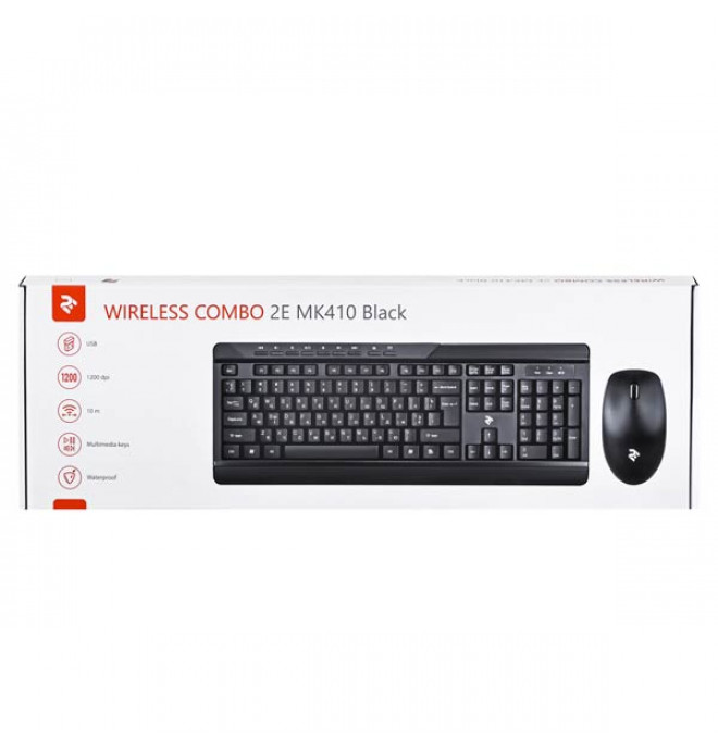 2E MK410 Wireless Mouse and Keyboard 2E-MK410MWB