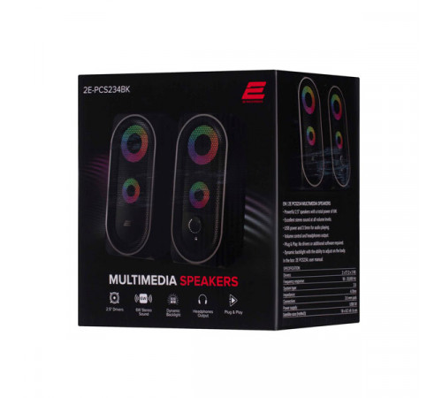2E PCS234 RGB Multimedia Speakers 