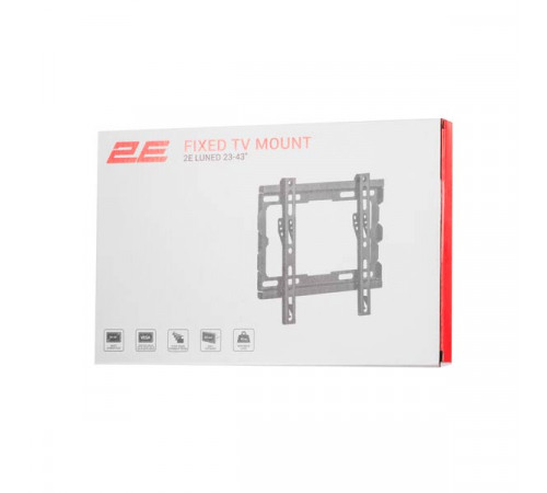 Fixed TV Mount 23-43" 2E Luned 2E2GEN2343FIX