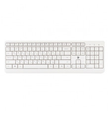 2E KS220 Wireless White Keyboard