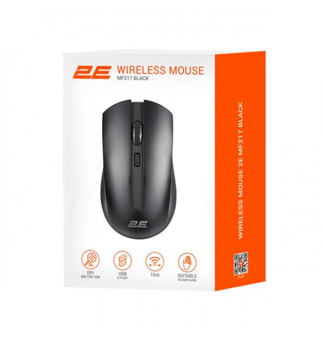2E MF217 Black Wireless Mouse 2E-MF217WB