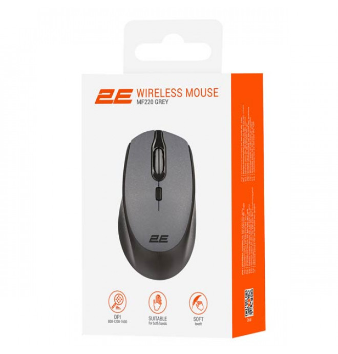 2E MF220 Wireless Gray Mouse 2E-MF220WB