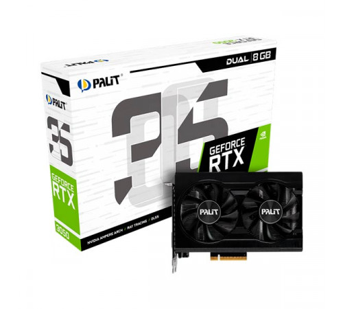 Palit NVIDIA GeForce RTX 3050 8GB Dual GDDR6