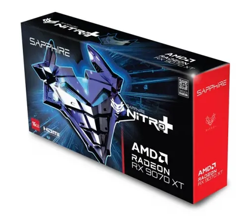 Sapphire Nitro + AMD Radeon RX 9070 XT 16GB