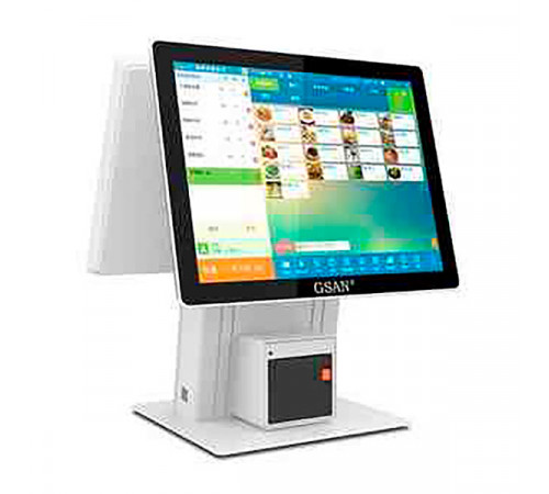 APC OCOM 1516 15.6"+15.6" 15 8GB 128GB Black 2 tərəfli pos monitor
