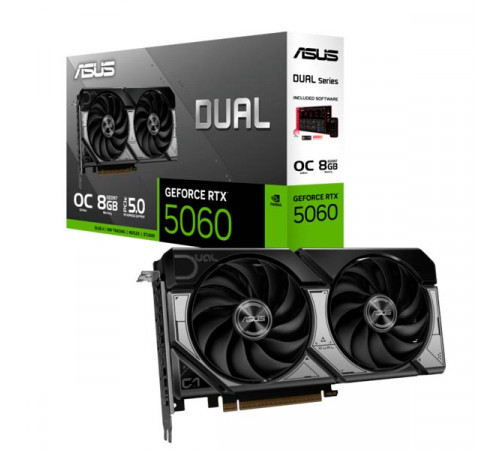 ASUS Dual GeForce RTX 5060 8GB GDDR7 OC Edition