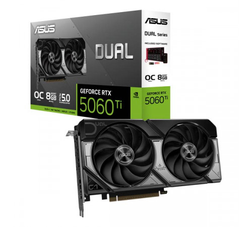 ASUS Dual GeForce RTX™ 5060 Ti 8GB GDDR7 OC Edition