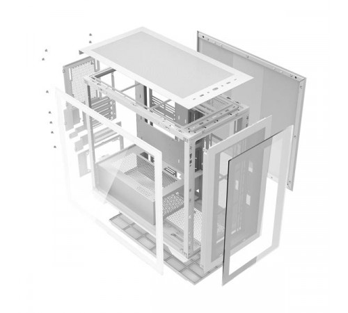 Aigo DarkFlash DLX4000 Mesh White Selection PC Case