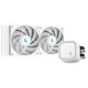 DEEPCOOL LE520 White 240mm ARGB Liquid Cooler White   