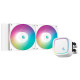 DEEPCOOL LE520 White 240mm ARGB Liquid Cooler White   