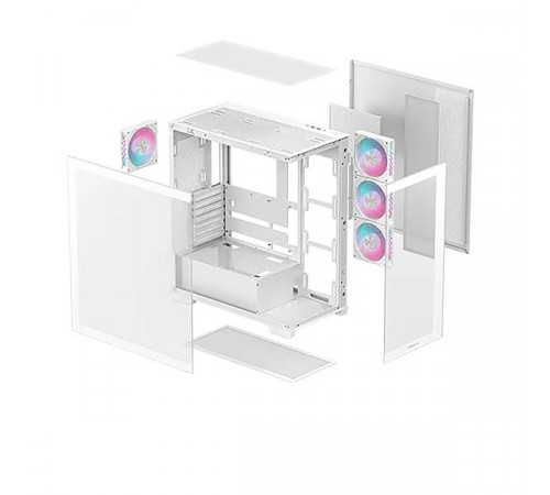 DeepCool CG580 4F WH PC Case 