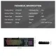 Fantech Atom104 MK886 V2 Black Mechanical Gaming Keyboard