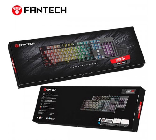 Fantech Atom104 MK886 V2 Black Mechanical Gaming Keyboard