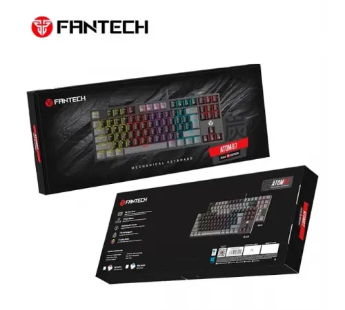Fantech Atom87 MK876 V2 RGB Mechanical Keyboard Sumi Edition