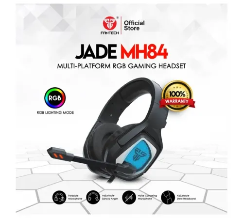 Fantech Jade MH84 Multiplatform RGB Gaming Headset Black