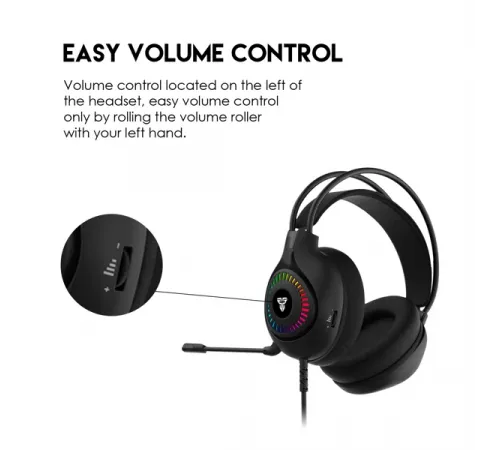 Fantech Orbit HG25 RGB Gaming Headset Black