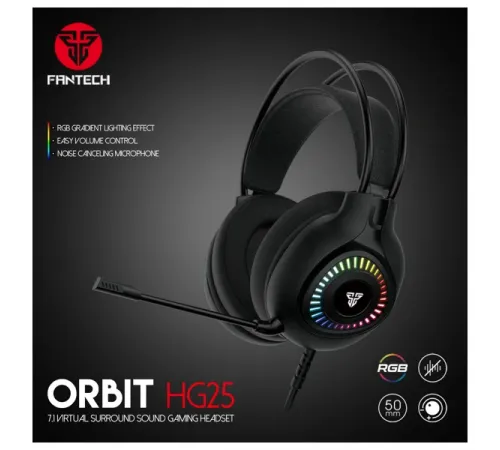 Fantech Orbit HG25 RGB Gaming Headset Black