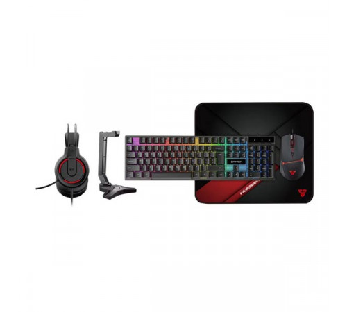 Fantech P51 Power Bundle 5 IN 1 Gaming Set Combo Black Wired
