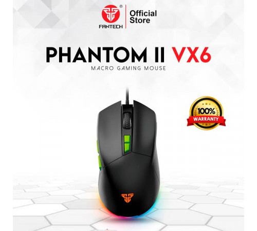 Fantech VX6 Venom Go Phantom II Black Gaming Mouse