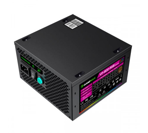 GAMEMAX VP-800-RGB-M  80+ BRONZE Power Supply