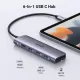 Görüntü ötürücü Ugreen 6 in 1 USB C Hub