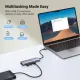 Görüntü ötürücü Ugreen 6 in 1 USB C Hub