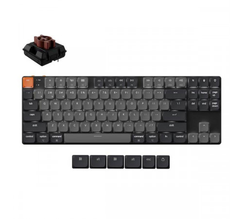 KEYCHRON K1 White Backlight Brown Switch K1X-A3-AZ