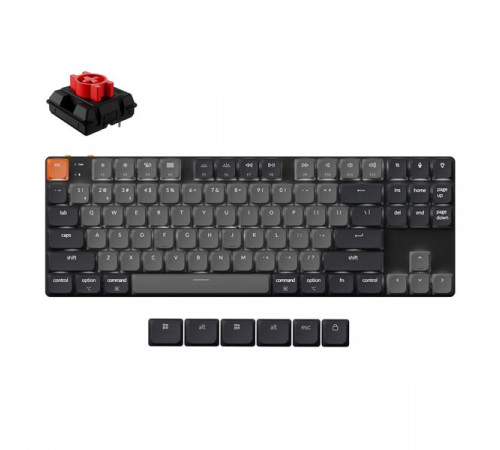 KEYCHRON K1 White Backlight Red Switch K1X-A1-AZ