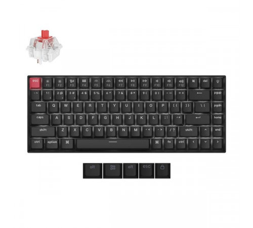 KEYCHRON K2 White Backlight Red Switch K2X-A1Z-AZ