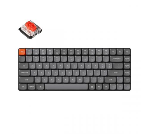 KEYCHRON K3 Max Gateron White Backlight Red Switch Keyboard