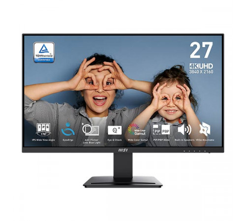 MSI PRO MP273U 27 Inch UHD Monitor 