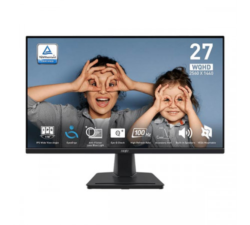 MSI PRO MP275Q 27 Inch WQHD Monitor 