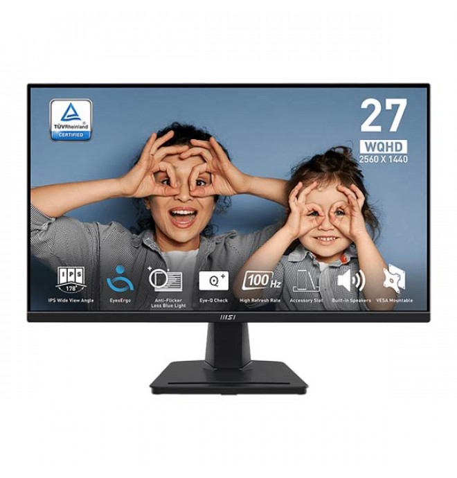 MSI PRO MP275Q 27 Inch WQHD Monitor 