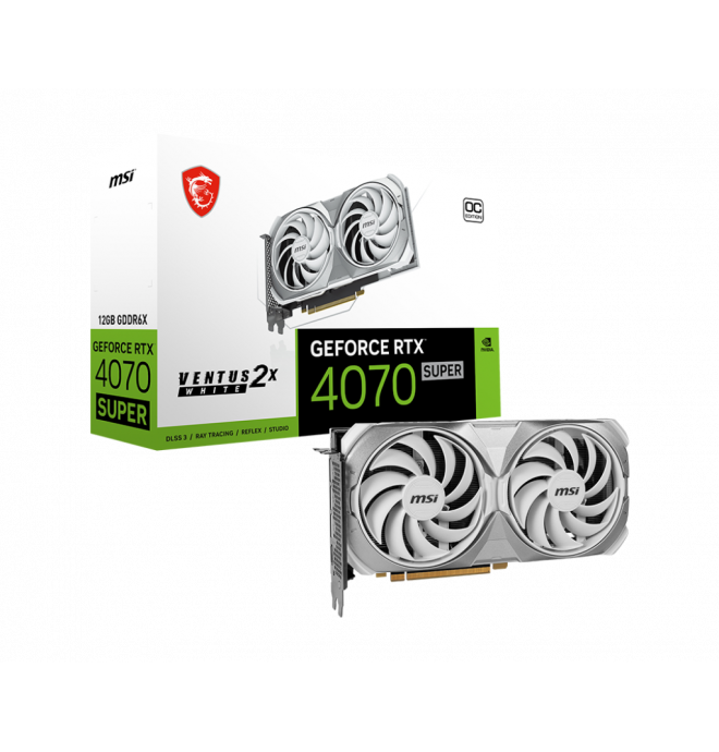 MSI GeForce RTX™ 4070 Super 12GB Ventus 2X WHITE OC