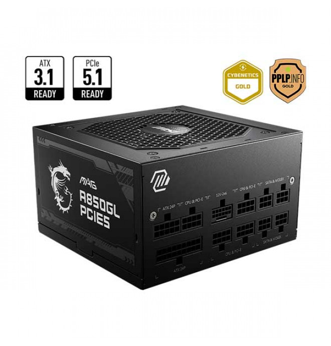 MSİ MAG A850GL PCIE5  Power Supply
