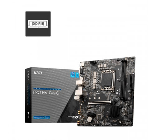 MSİ PRO H610M-G DDR5 Motherboard