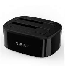 ORICO-6228US3-C-EU-BK-BP 2 Bay USB3.0 1 to 1 Clone Hard Drive Dock