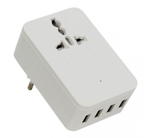 ORICO-S4U-TEU-WH  USB Wall Charger
