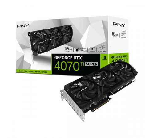 PNY GeForce RTX™ 4070 Ti SUPER 16GB VERTO™ Overclocked Triple Fan