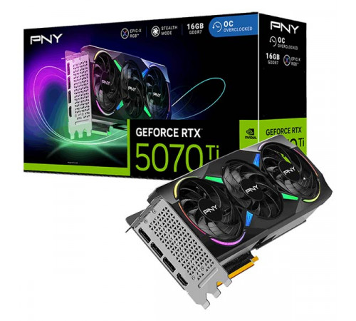 PNY GeForce RTX™ 5070Ti 16GB Triple Fan
