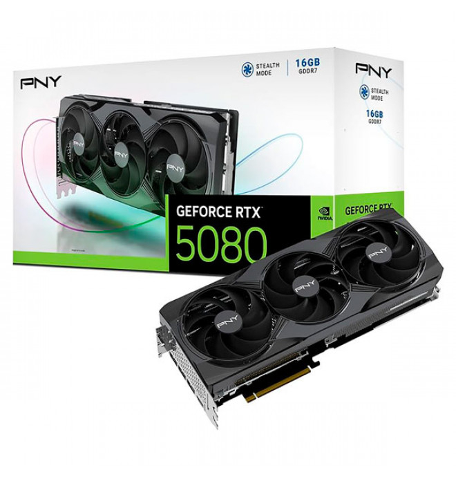 PNY GeForce RTX™ 5080 Overclocked Triple Fan